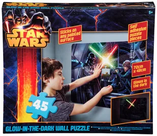 Star Wars Świecące Puzzle ŚCIANĘ ŚCIENNE Tapeta XL - Puzzle - miniaturka - grafika 1