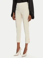 Spodnie damskie - Rinascimento Spodnie materiałowe CFC0122858003 Écru Regular Fit - miniaturka - grafika 1