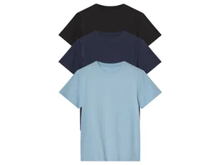 esmara® Komplet 3 t-shirtów chłopięcych (czarny/granatowy/jasnoniebieski, 134/140) - Koszulki dla chłopców esmara® Komplet 3 t-shirtów chłopięcych (czarny/granatowy/jasnoniebieski, 134/140) - Koszulki dla chłopców - miniaturka - grafika 1