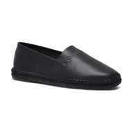 Espadryle męskie - Calvin Klein Skórzane espadryle - miniaturka - grafika 1