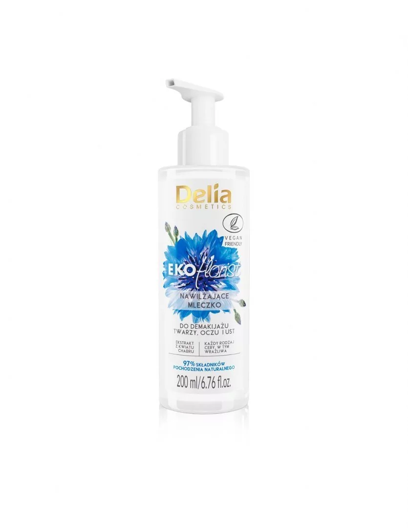 Delia Delia Cosmetics Eko Florist Chaber Nawilżające Mleczko do demakijażu 200ml