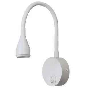 Ideus Kinkiet LAMPA ścienna POLA 03738 regulowana OPRAWA metalowa LED 3,5W 4000K na peszlu do czytania biała 03738 - Lampy ścienne - miniaturka - grafika 1