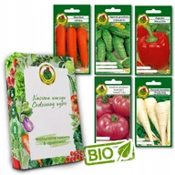 Nasiona i cebule - Nasiona warzyw ZESTAW PNOS POMIDOR OGÓREK PAPRYKA MARCHEW 5 OPAKOWAŃ - miniaturka - grafika 1