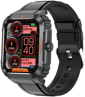 Hagen HB21.14.533 HB21 Czarny - Smartwatch - miniaturka - grafika 1