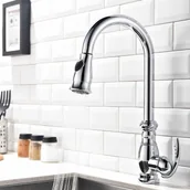 Baterie kuchenne - Bateria kuchenna retro LYDIA srebrny chrom - srebrny chrom - miniaturka - grafika 1