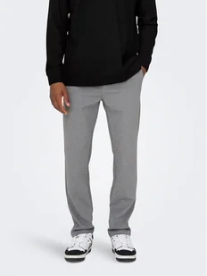 Only & Sons Chinosy 22026242 Szary Regular Fit - Spodnie męskie - miniaturka - grafika 1