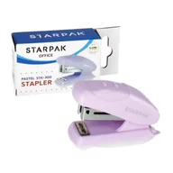 Zszywacze biurowe - Zszywacz mini STK-300 pastel fioletowy - STARPAK - miniaturka - grafika 1