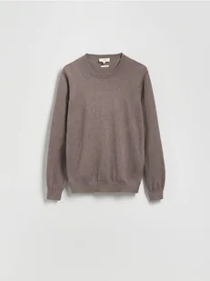 Reserved - Sweter z domieszką kaszmiru - beżowy - Swetry męskie - miniaturka - grafika 1