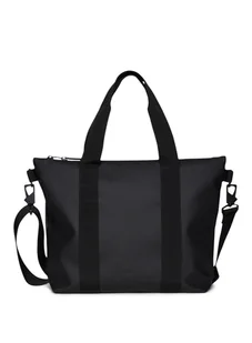 Torba miejska Rains Tote Bag Mikro W3 - black - Torby i wózki na zakupy - miniaturka - grafika 1