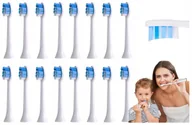 Końcówki do szczoteczek elektrycznych - 16 SZTUK KOŃCÓWKI KOŃCÓWKA DO SZCZOTECZKI PHILIPS SONICARE ZAMIENNIK - miniaturka - grafika 1