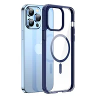 Etui i futerały do telefonów - Dux Ducis Clin2 etui iPhone 14 Pro magnetyczny pokrowiec MagSafe niebieskie - miniaturka - grafika 1