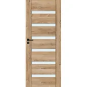 Drzwi wewnętrzne - Drzwi pokojowe APUS dąb country 80 prawe - miniaturka - grafika 1