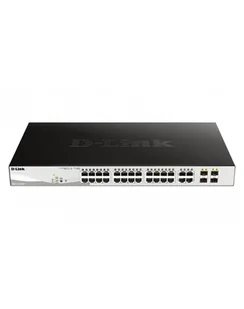 d-link Przełącznik DGS-1210-24 Switch 24GE PoE 4SFP - Switche - miniaturka - grafika 1