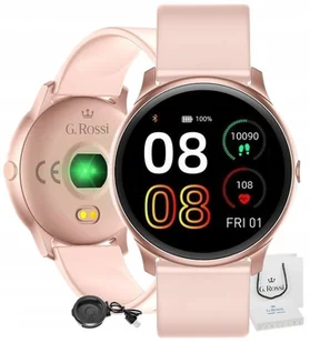 Gino Rossi SW010 Różowy - Smartwatch - miniaturka - grafika 1
