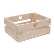 Pudełka i szkatułki - Orion Skrzynka drewniana Industrial Serce, 20 x 14,5 x 8 cm - miniaturka - grafika 1