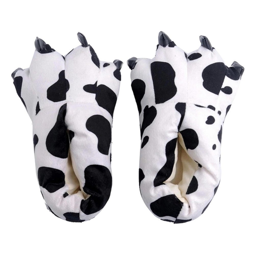 Miękkie Kapcie Dziecięce Łapy Krowa 3D z Pazurami 27-32