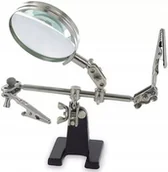 Lutownice - Trzecia Ręka Zestaw Do Lutowania Uchwyt Lupa - miniaturka - grafika 1