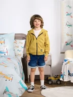 Swetry dla chłopców - Sinsay - Bluza rozpinana - żółty - miniaturka - grafika 1