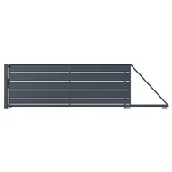 Bramy garażowe - Brama przesuwna Opal 5x1,49 m prawa automat Polargos - miniaturka - grafika 1