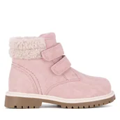 Buty dla dziewczynek - Botki Nelli Blu CYING-162031 Różowy - miniaturka - grafika 1