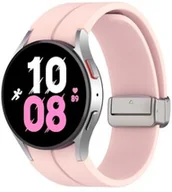 Akcesoria do smartwatchy - Bizon Silikonowy pasek Strap Watch Silicone do Galaxy Watch FE/7/6/6 Classic/5/5 Pro/4/4 Classic, jasnoróżowy - miniaturka - grafika 1