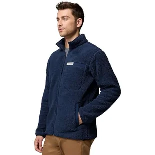 Columbia Męska kurtka polarowa Rugged Ridge z wysokim runem, zamek błyskawiczny na całej długości, Collegiate Navy, XL - Kurtki męskie - miniaturka - grafika 1