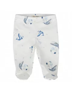 Yosoy Półśpioch niemowlęcy bawełna organiczna Dreaming whales, Rozmiar: 50/56 - Półśpiochy - miniaturka - grafika 1