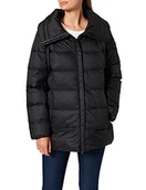 Płaszcze damskie - Geox Damski płaszcz puchowy, czarny, 38 - miniaturka - grafika 1