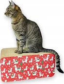 Drapaki dla kotów - Drapak dla kota świąteczny Mruu&Pruu Pezent dla kota świąteczna lama - miniaturka - grafika 1