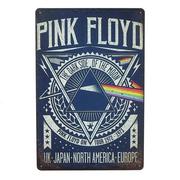 Plakaty - Plakat Tabliczka dekoracyjna metalowa PINK FLOYD - miniaturka - grafika 1