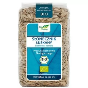 Bio Planet SERIA NIEBIESKA (ryże, kasze, ziarna) SŁONECZNIK ŁUSKANY BIO 350 g - Zdrowa żywność - miniaturka - grafika 1