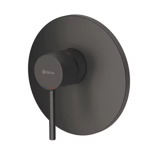 Kludi Bozz Black Bateria prysznicowa podtynkowa czarny mat 386553976 - Baterie podtynkowe - miniaturka - grafika 2