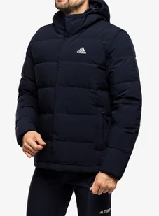 Kurtka puchowa adidas Helionic Hooded Jacket - legend ink - Kurtki męskie - miniaturka - grafika 1