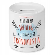 Skarbonki - Skarbonka Dla Ekonomisty na Urodziny na Prezent z Nadrukiem ze Zdjęciem - miniaturka - grafika 1