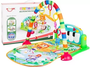 Mata Edukacyjna Z Pianinkiem + Grzechotki Gryzaki - Maty edukacyjne - miniaturka - grafika 1