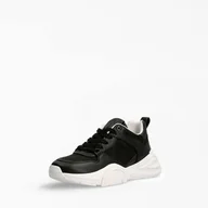 Półbuty damskie - Damskie Sneakersy GUESS BESTIE3 FL5B3SFAL12-BLACK – Czarny - miniaturka - grafika 1