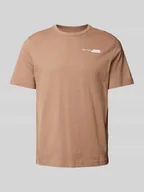 Koszulki męskie - T-shirt o kroju regular style z nadrukiem z logo - miniaturka - grafika 1