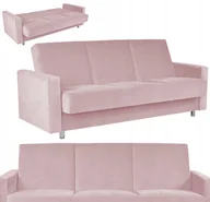 Sofy i kanapy - Wersalka kanapa sofa tapczan rozkładana Family Meble Alicja różowy - miniaturka - grafika 1