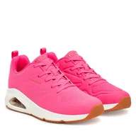 Sneakersy damskie - Sneakersy Skechers Tres-Air Uno-Ah - Mazing 177390/HTPK Różowy - miniaturka - grafika 1