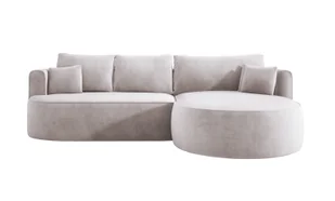 Domo-Home Nowoczesny rozkładany narożnik FIORE z funkcją spania, kanapa z automatycznym rozkładaniem, sofa, rozkładana sofa RIGHT 284x183x82 cm Salvador 13 - Sofy i kanapy - miniaturka - grafika 1