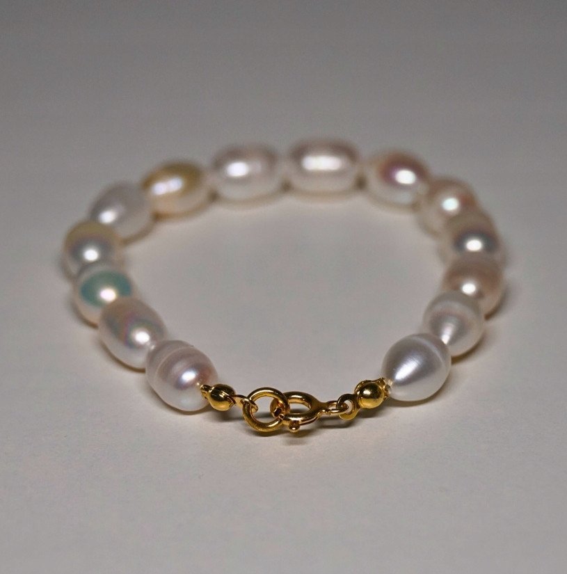 Bransoletka Perła Naturalna Ryż 6mm - Crystals Break 9 rozmiarów