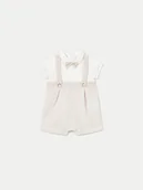 Rampersy - Mayoral Romper 1636 Beżowy - miniaturka - grafika 1