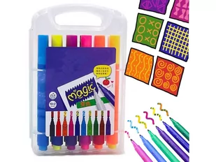 Pisaki Mazaki Magiczne 12Szt Flamastry Zmieniające Kolor Magic - Przybory szkolne - miniaturka - grafika 1