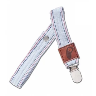 Hi Little One zawieszka do smoczka organiczny BIO muślin Baby Blue - Akcesoria do smoczków Hi Little One zawieszka do smoczka organiczny BIO muślin Baby Blue - Akcesoria do smoczków - miniaturka - grafika 1