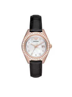 Zegarek Emporio Armani Zegarek AR11505 Czarny - Zegarki damskie - miniaturka - grafika 1