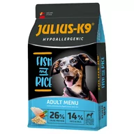 Sucha karma dla psów - K9 Julius Hypoallergenic Adult Fish & Rice 12 kg - miniaturka - grafika 1