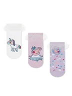 Skarpetki dla dzieci - Peppa Pig Skarpety ACCCS-SS25-205PP(3-PACK) Biały - miniaturka - grafika 1