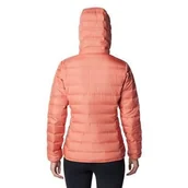 Odzież trekkingowa damska - Kurtka Turystyczna Puchowa Damska Columbia Lake 22 Down Hooded Jacket - miniaturka - grafika 1