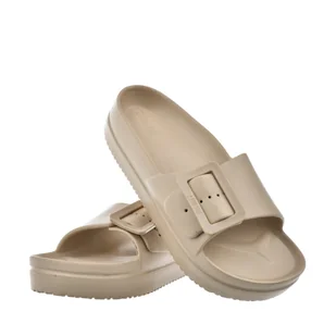 Klapki damskie BIG STAR NN274A666 beż - Klapki i japonki damskie - miniaturka - grafika 1