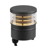 Lampy ogrodowe - Głowica Louver do lampy M-POL S LED 11W 2700/3000K IP65 - antracyt - miniaturka - grafika 1